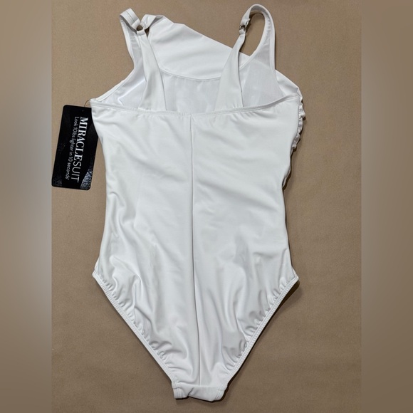 Miraclesuit Sz 10 Swimsuit Azura One Piece Slimming Mesh Classic Minimalist New - Picture 4 of 7